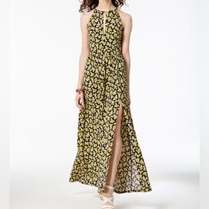 Michael by Michael Kors Floral-Print Maxi Dress Created for Macy's sz Large long